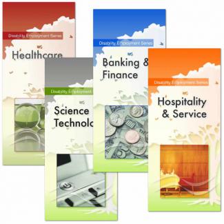 Smart Solutions Brochures: Healthcare, Banking & Family, Science & Technology, and Hospitality & Service