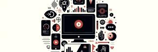 Abstract depiction of digital accessibly and assistive technology