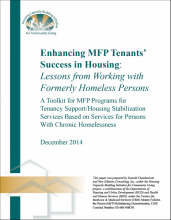 Enhancing MFP Tenants’ Success in Housing: Lessons from Working with Formerly Homeless Persons Cover