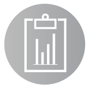 Research & Evaluation, Data Analysis icon