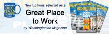 New Editions selected as a great place to work by Washingtonian magazine