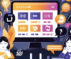 Abstract depiction of digital accessibly and assistive technology