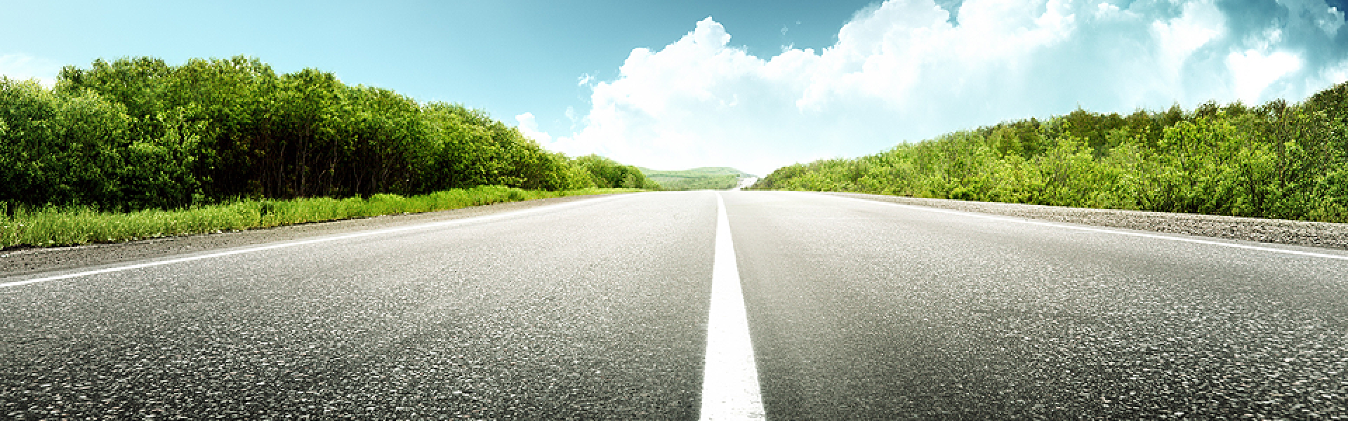  Road with a skyline